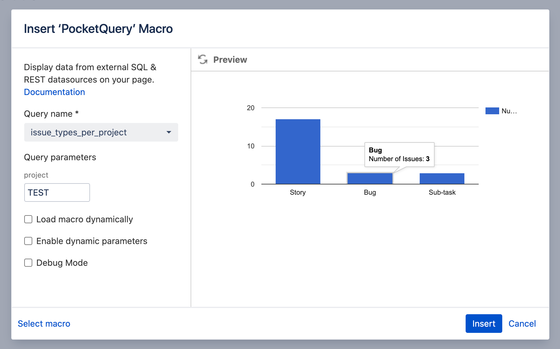 Use the PocketQuery Macro