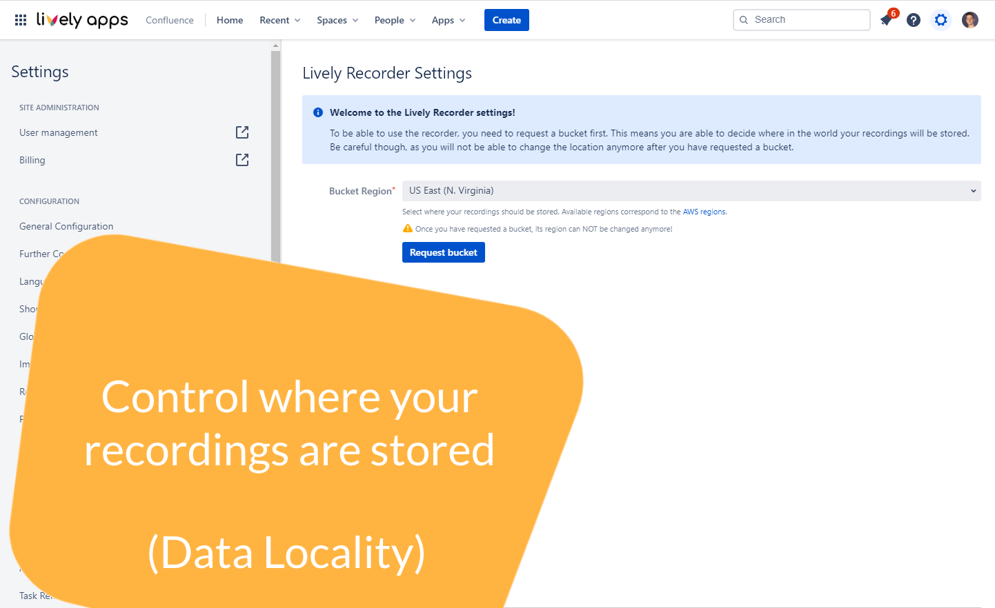 Choose where in the world your data should be stored