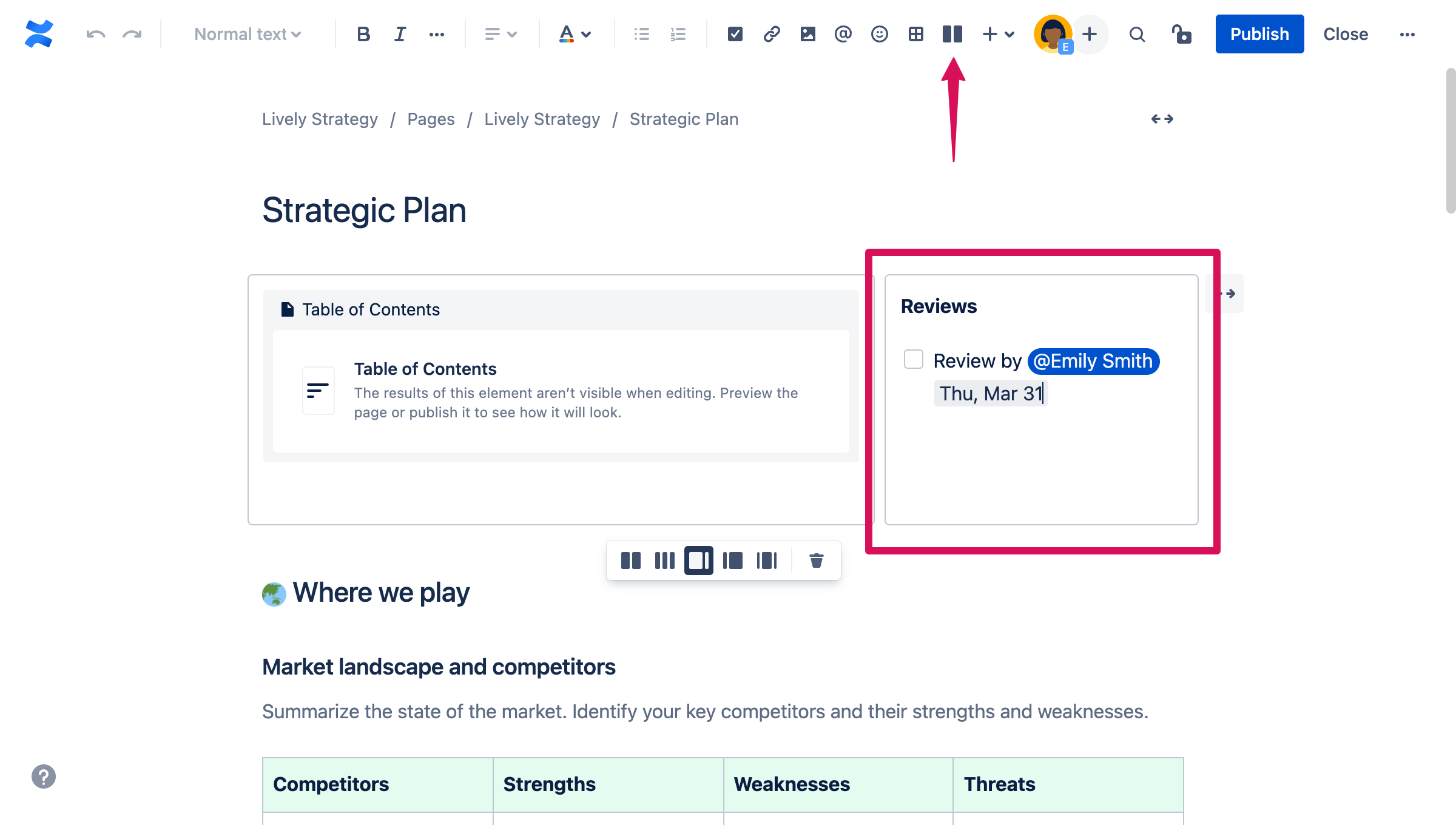 Simple But Powerful Review Process with Confluence Tasks